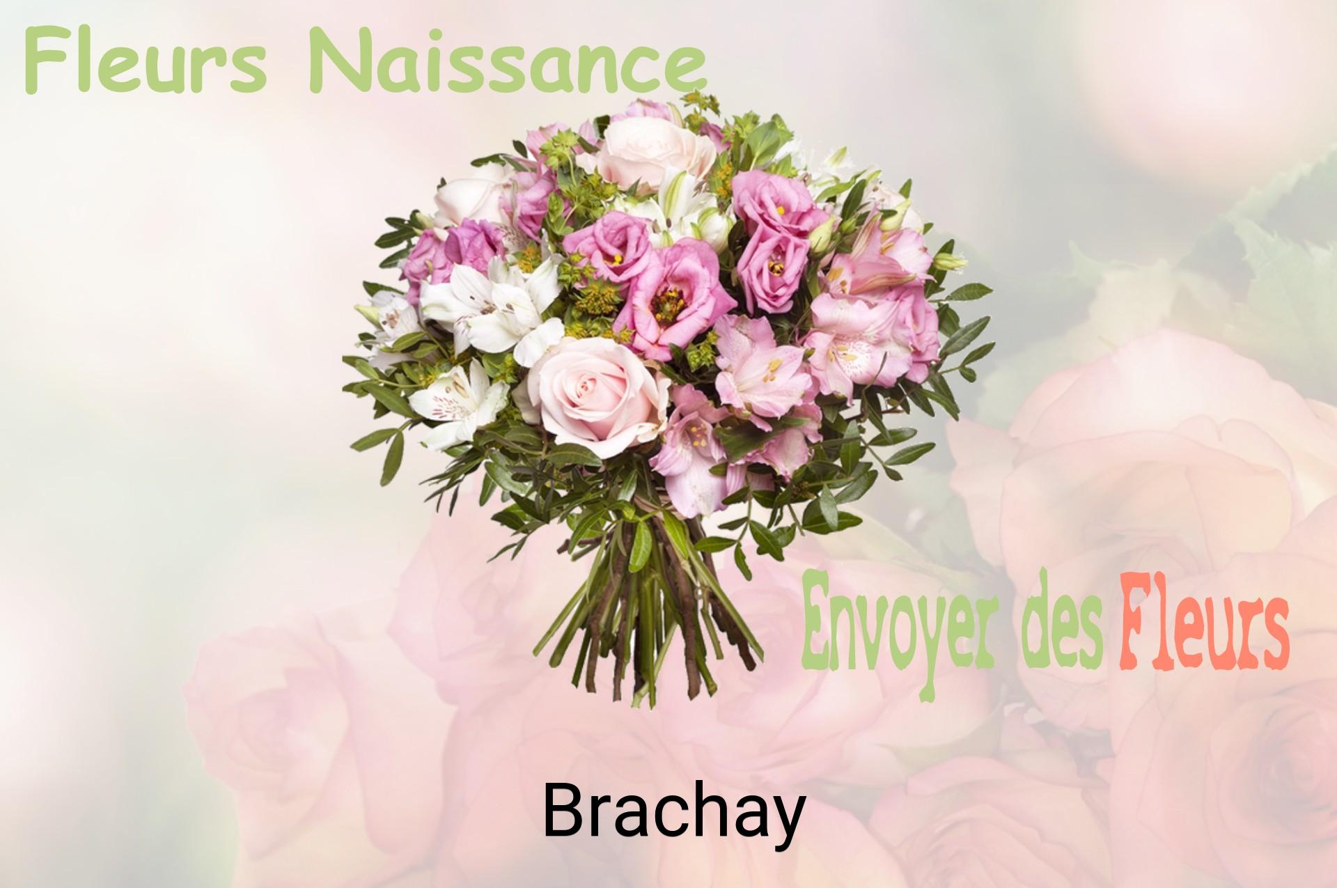 Bouquet de fleurs de naissance livré à Brachay